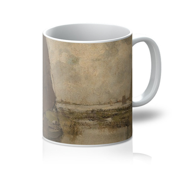 Jacob_Maris_-_Grauwe_dag_met_schepen Mug