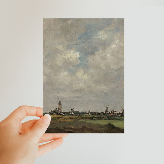 Jacob_Maris_-_Gezicht_op_Den_Haag_-_2237_(MK)_-_Museum_Boijmans_Van_Beuningen Classic Postcard