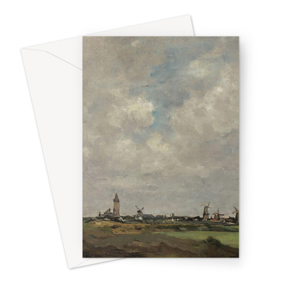 Jacob Maris - Gezicht op Den Haag - 2237 (MK) - Museum Boijmans Van Beuningen Greeting Card