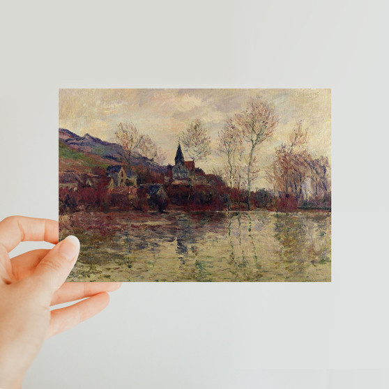 Claude Monet’s A Windmill at Zaandam Classic Postcard