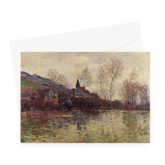 Claude Monet’s A Windmill at Zaandam Greeting Card