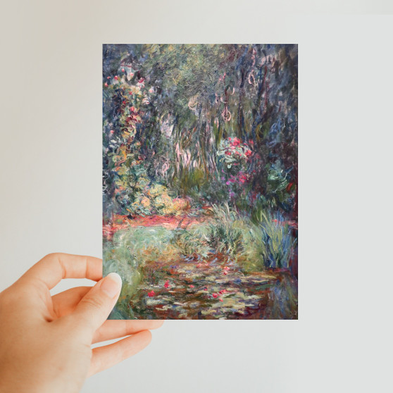 Corner of Water Lily Pond by Claude Monet Classic Postcard