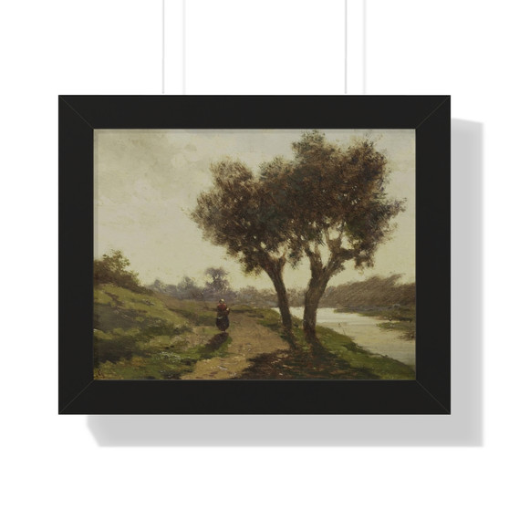 Landscape with two Trees, Paul Joseph Constantin Gabriël,  ,  Framed Horizontal Poster,Landscape with two Trees, Paul Joseph Constantin Gabriël,  -  Framed Horizontal Poster,Landscape with two Trees, Paul Joseph Constantin Gabriël,  -  Framed Horizontal Poster