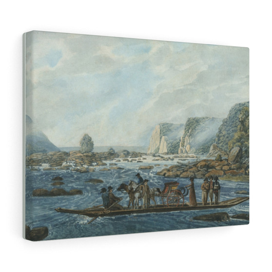 A Ferry Scene on the Susquehanna at Wright's Ferry, near Havre de Grace, 1811,ca. 1813, Pavel Petrovich Svinin, Russian ,A Ferry Scene on the Susquehanna at Wright's Ferry, near Havre de Grace, Russian - Stretched Canvas, Stretched Canvas,A Ferry Scene on the Susquehanna at Wright's Ferry, near Havre de Grace, 1811-ca. 1813, Pavel Petrovich Svinin, Russian - Stretched Canvas, 1811-ca. 1813, Pavel Petrovich Svinin