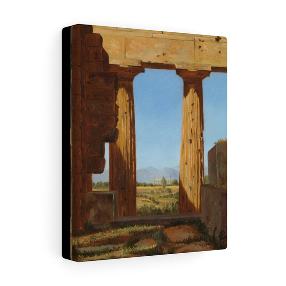  Stretched Canvas,Columns of the Temple of Neptune at Paestum, 1838, Constantin Hansen, Danish - Stretched Canvas,Columns of the Temple of Neptune at Paestum, 1838, Constantin Hansen, Danish - Stretched Canvas,Columns of the Temple of Neptune at Paestum, 1838, Constantin Hansen, Danish 