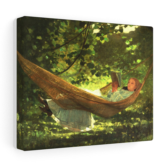 Sunlight and Shadow (1872) by Winslow Homer - Stretched Canvas,Sunlight and Shadow (1872) by Winslow Homer , Stretched Canvas
