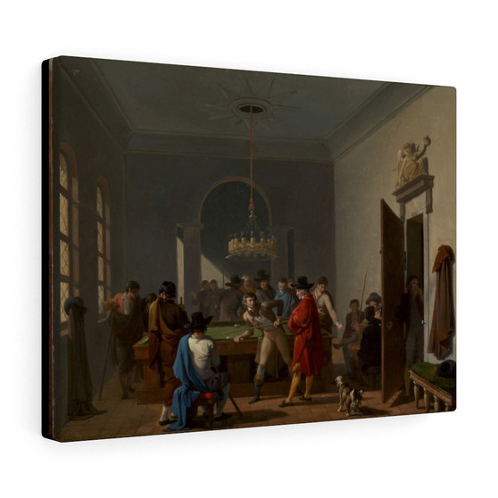  after 1810, Nicolas Antoine Taunay, French- Stretched Canvas,The Billiard Room, after 1810, Nicolas Antoine Taunay, French, Stretched Canvas,The Billiard Room, after 1810, Nicolas Antoine Taunay, French- Stretched Canvas,The Billiard Room