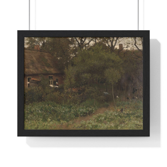 The Vegetable Garden, Anton Mauve  ,  Premium Framed Horizontal Poster,The Vegetable Garden, Anton Mauve  -  Premium Framed Horizontal Poster,The Vegetable Garden, Anton Mauve  -  Premium Framed Horizontal Poster