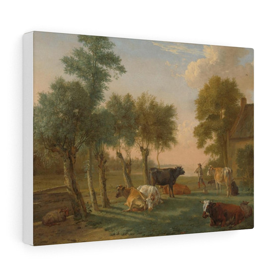   Stretched Canvas,Cows in the Pasture at a Farm, Paulus Potter  -  Stretched Canvas,Cows in the Pasture at a Farm, Paulus Potter  -  Stretched Canvas,Cows in the Pasture at a Farm, Paulus Potter  