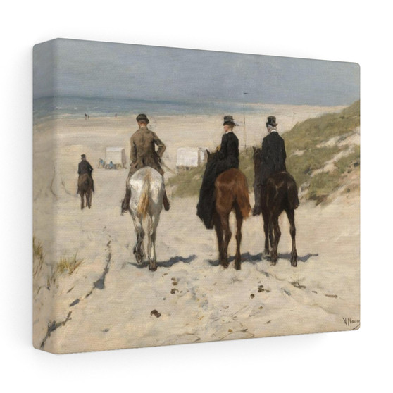 Morning ride along the beach, Anton Mauve  -  Stretched Canvas,Morning ride along the beach, Anton Mauve  ,  Stretched Canvas,Morning ride along the beach, Anton Mauve  -  Stretched Canvas