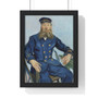 Vincent van Gogh's Portrait of the Postman Joseph Roulin  ,  Premium Framed Vertical Poster,Vincent van Gogh's Portrait of the Postman Joseph Roulin  -  Premium Framed Vertical Poster