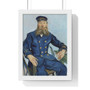 Vincent van Gogh's Portrait of the Postman Joseph Roulin  ,  Premium Framed Vertical Poster,Vincent van Gogh's Portrait of the Postman Joseph Roulin  -  Premium Framed Vertical Poster