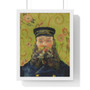   Premium Framed Vertical Poster,The Postman (Joseph Roulin) (1888) by Vincent Van Gogh  -  Premium Framed Vertical Poster,The Postman (Joseph Roulin) (1888) by Vincent Van Gogh  