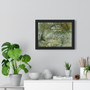 Vincent van Gogh's River Bank in Springtime  ,  Premium Framed Horizontal Poster,Vincent van Gogh's River Bank in Springtime  -  Premium Framed Horizontal Poster