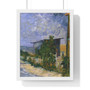 Vincent van Gogh's Shelter on Montmartre (1887)  ,  Premium Framed Vertical Poster,Vincent van Gogh's Shelter on Montmartre (1887)  -  Premium Framed Vertical Poster