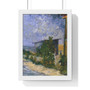 Vincent van Gogh's Shelter on Montmartre (1887)  ,  Premium Framed Vertical Poster,Vincent van Gogh's Shelter on Montmartre (1887)  -  Premium Framed Vertical Poster