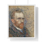 Vincent van Gogh's Self-Portrait --  Premium Framed Vertical Poster,Vincent van Gogh's Self,Portrait ,,  Premium Framed Vertical Poster