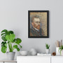 Vincent van Gogh's Self,Portrait ,,  Premium Framed Vertical Poster,Vincent van Gogh's Self-Portrait --  Premium Framed Vertical Poster