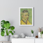  Premium Framed Vertical Poster,Vincent van Gogh's Self-Portrait - Premium Framed Vertical Poster,Vincent van Gogh's Self,Portrait 