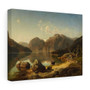   Stretched Canvas,August Wilhelm Leu, Norwegische Gebirgslandschaft am Morgen  -  Stretched Canvas,August Wilhelm Leu, Norwegische Gebirgslandschaft am Morgen  -  Stretched Canvas,August Wilhelm Leu, Norwegische Gebirgslandschaft am Morgen  