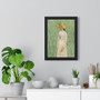 Vincent van Gogh , Girl in White   ,  Premium Framed Vertical Poster,Vincent van Gogh - Girl in White   -  Premium Framed Vertical Poster