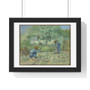  Premium Framed Horizontal Poster,First Steps, after Millet, Vincent van Gogh Dutch - Premium Framed Horizontal Poster,First Steps, after Millet, Vincent van Gogh Dutch - Premium Framed Horizontal Poster,First Steps, after Millet, Vincent van Gogh Dutch 