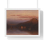 Sanford Robinson  Gifford, Whiteface Mountain from Lake Placid  - Premium Framed Horizontal Poster,Sanford Robinson  Gifford, Whiteface Mountain from Lake Placid  - Premium Framed Horizontal Poster,Sanford Robinson  Gifford, Whiteface Mountain from Lake Placid  , Premium Framed Horizontal Poster