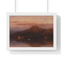 Sanford Robinson  Gifford, Whiteface Mountain from Lake Placid  - Premium Framed Horizontal Poster,Sanford Robinson  Gifford, Whiteface Mountain from Lake Placid  , Premium Framed Horizontal Poster,Sanford Robinson  Gifford, Whiteface Mountain from Lake Placid  - Premium Framed Horizontal Poster