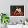 John the Baptist, Caravaggio  ,   Premium Framed Horizontal Poster,John the Baptist, Caravaggio  -   Premium Framed Horizontal Poster,John the Baptist, Caravaggio  -   Premium Framed Horizontal Poster