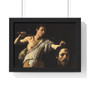 David with the Head of Goliath, Caravaggio  -  Premium Framed Horizontal Poster,David with the Head of Goliath, Caravaggio  -  Premium Framed Horizontal Poster,David with the Head of Goliath, Caravaggio  ,  Premium Framed Horizontal Poster
