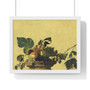Basket of Fruit, Caravaggio  ,  Premium Framed Horizontal Poster,Basket of Fruit, Caravaggio  -  Premium Framed Horizontal Poster,Basket of Fruit, Caravaggio  -  Premium Framed Horizontal Poster