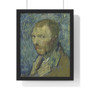 Portrait , I ,  Premium Framed Vertical Poster,Vincent van Gogh's Self-Portrait - I -  Premium Framed Vertical Poster,Vincent van Gogh's Self