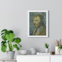 Portrait , I ,  Premium Framed Vertical Poster,Vincent van Gogh's Self-Portrait - I -  Premium Framed Vertical Poster,Vincent van Gogh's Self