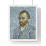 Vincent van Gogh's Self,portrait , II ,  Premium Framed Vertical Poster,Vincent van Gogh's Self-portrait - II -  Premium Framed Vertical Poster