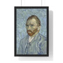 Vincent van Gogh's Self-portrait - II -  Premium Framed Vertical Poster,Vincent van Gogh's Self,portrait , II ,  Premium Framed Vertical Poster