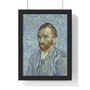 Vincent van Gogh's Self,portrait , II ,  Premium Framed Vertical Poster,Vincent van Gogh's Self-portrait - II -  Premium Framed Vertical Poster