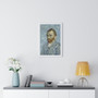  II ,  Premium Framed Vertical Poster,Vincent van Gogh's Self-portrait - II -  Premium Framed Vertical Poster,Vincent van Gogh's Self,portrait 