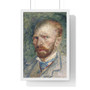 Portrait ,  ||| , Premium Framed Vertical Poster,Vincent van Gogh's Self-Portrait -  ||| - Premium Framed Vertical Poster,Vincent van Gogh's Self