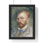   ||| , Premium Framed Vertical Poster,Vincent van Gogh's Self-Portrait -  ||| - Premium Framed Vertical Poster,Vincent van Gogh's Self,Portrait 
