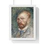  Premium Framed Vertical Poster,Vincent van Gogh's Self-Portrait -  ||| - Premium Framed Vertical Poster,Vincent van Gogh's Self,Portrait ,  ||| 