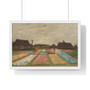 Vincent van Gogh - Flower Beds in Holland  -  Premium Framed Horizontal Poster