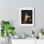 David with the Head of Goliath,Caravaggio  ,  Premium Framed Vertical Poster,David with the Head of Goliath-Caravaggio  -  Premium Framed Vertical Poster