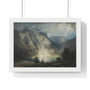 August Wilhelm Leu, Obersee bei Berchtesgaden  ,  Premium Framed Horizontal Poster,August Wilhelm Leu, Obersee bei Berchtesgaden  -  Premium Framed Horizontal Poster,August Wilhelm Leu, Obersee bei Berchtesgaden  -  Premium Framed Horizontal Poster