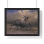 Albert Bierstadt, Sketch for The Last of the Buffalo  ,  Premium Framed Horizontal Poster,Albert Bierstadt, Sketch for The Last of the Buffalo  -  Premium Framed Horizontal Poster,Albert Bierstadt, Sketch for The Last of the Buffalo  -  Premium Framed Horizontal Poster