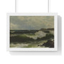 Alfred Thompson Bricher, Seascape  ,  Premium Framed Horizontal Poster,Alfred Thompson Bricher, Seascape  -  Premium Framed Horizontal Poster,Alfred Thompson Bricher, Seascape  -  Premium Framed Horizontal Poster