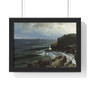 Alfred Thompson Bricher, Castle Rock, Marblehead   ,  Premium Framed Horizontal Poster,Alfred Thompson Bricher, Castle Rock, Marblehead   -  Premium Framed Horizontal Poster,Alfred Thompson Bricher, Castle Rock, Marblehead   -  Premium Framed Horizontal Poster