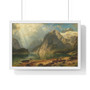   Premium Framed Horizontal Poster,August Wilhelm Leu, Eine Fjordlandschaft  -  Premium Framed Horizontal Poster,August Wilhelm Leu, Eine Fjordlandschaft  -  Premium Framed Horizontal Poster,August Wilhelm Leu, Eine Fjordlandschaft  