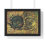 Vincent van Gogh's Two Cut Sunflowers   ,  Premium Framed Horizontal Poster,Vincent van Gogh's Two Cut Sunflowers   -  Premium Framed Horizontal Poster