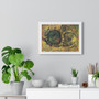 Vincent van Gogh's Two Cut Sunflowers   ,  Premium Framed Horizontal Poster,Vincent van Gogh's Two Cut Sunflowers   -  Premium Framed Horizontal Poster