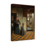 Woman with a Child in a Pantry, Pieter de Hooch  ,  Stretched Canvas,Woman with a Child in a Pantry, Pieter de Hooch  -  Stretched Canvas,Woman with a Child in a Pantry, Pieter de Hooch  -  Stretched Canvas
